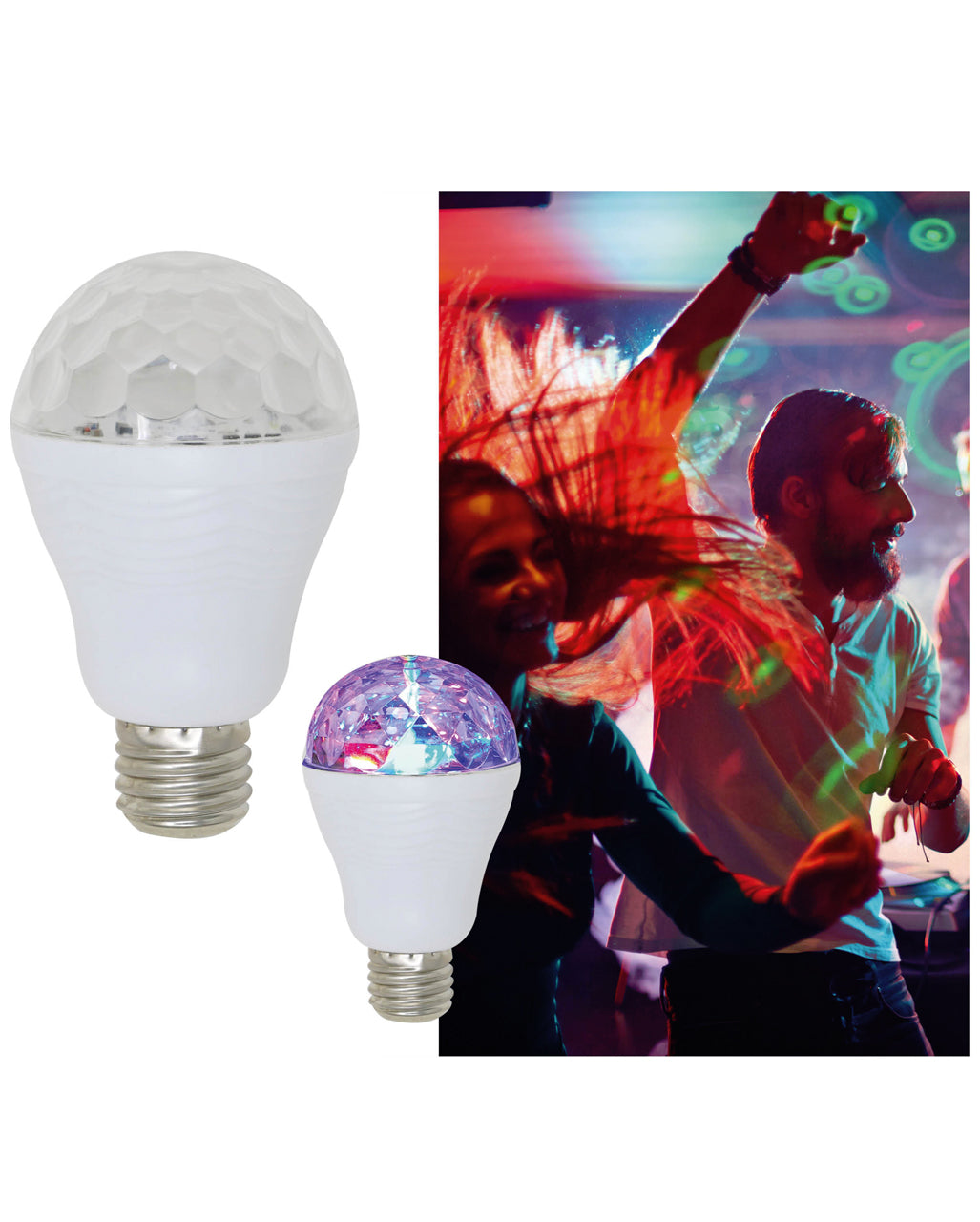 RGB LED Disco Light Bulb