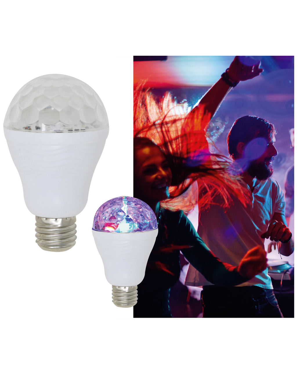 RGB LED Disco Light Bulb