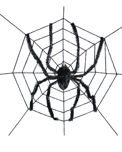 Monsterspinne im Netz 240 cm