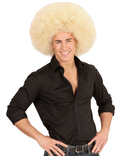 XL Afro Perücke Blond