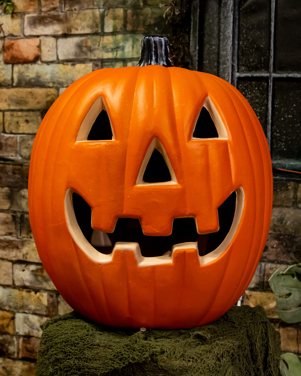 Giant Halloween Pumpkin With Light 44cm