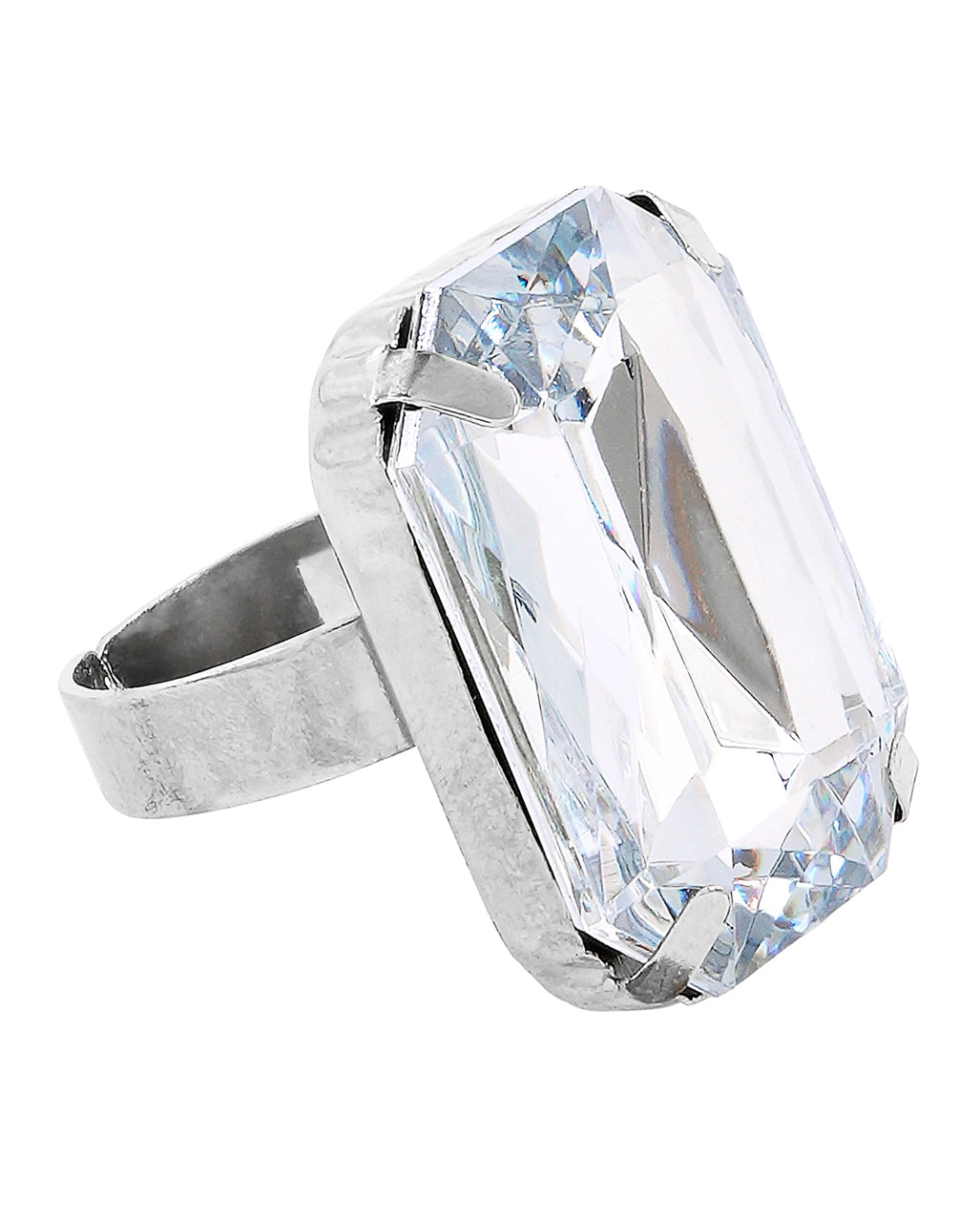 Ring With White Gemstone