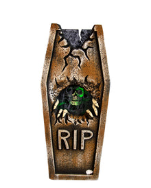 R.I.P. Grabstein mit Gruseleffekt | Licht, Sound & Bewegung 42cm