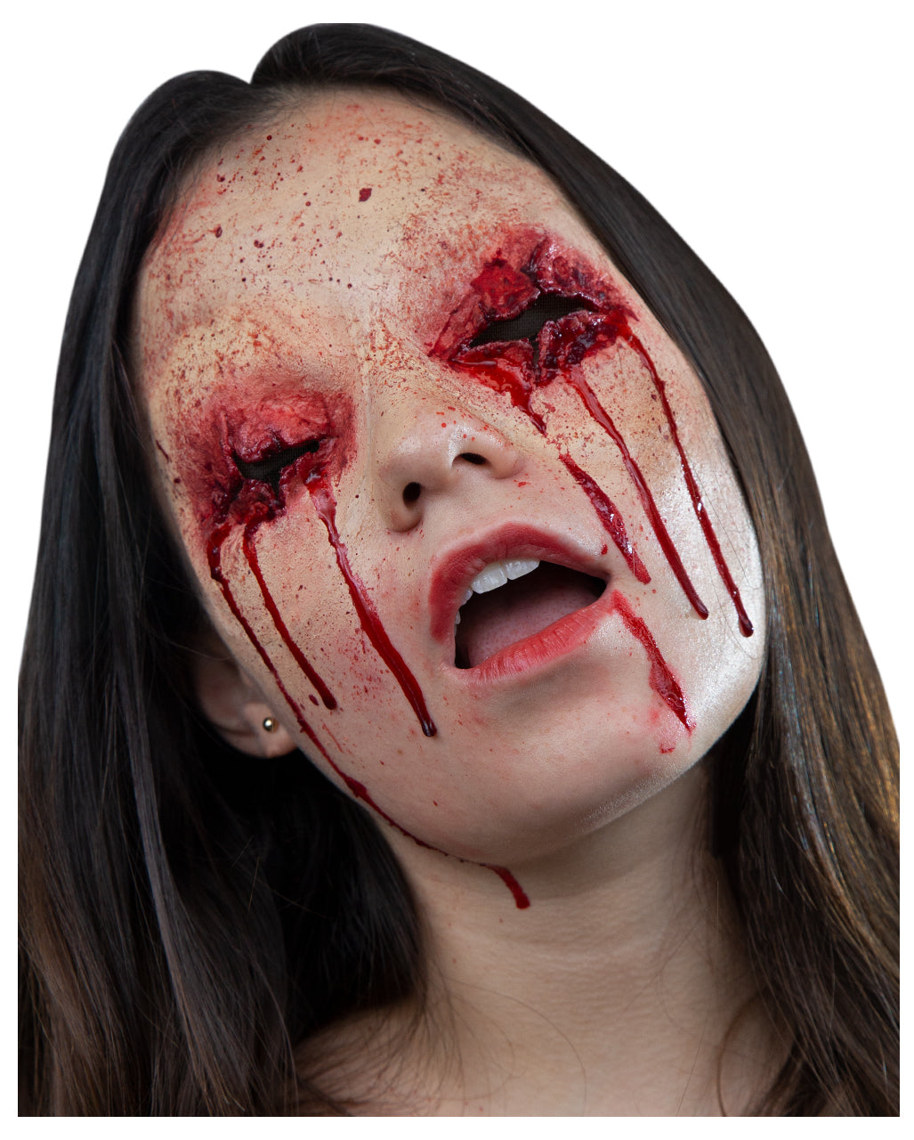Rausgerissene Augen Latexwunde