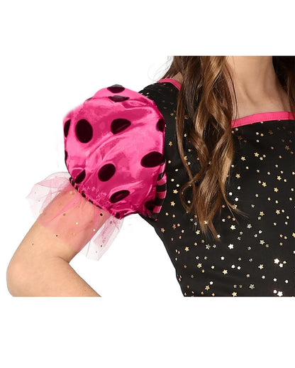 Rosa Glitzer Mädchen Halloween Kostüm