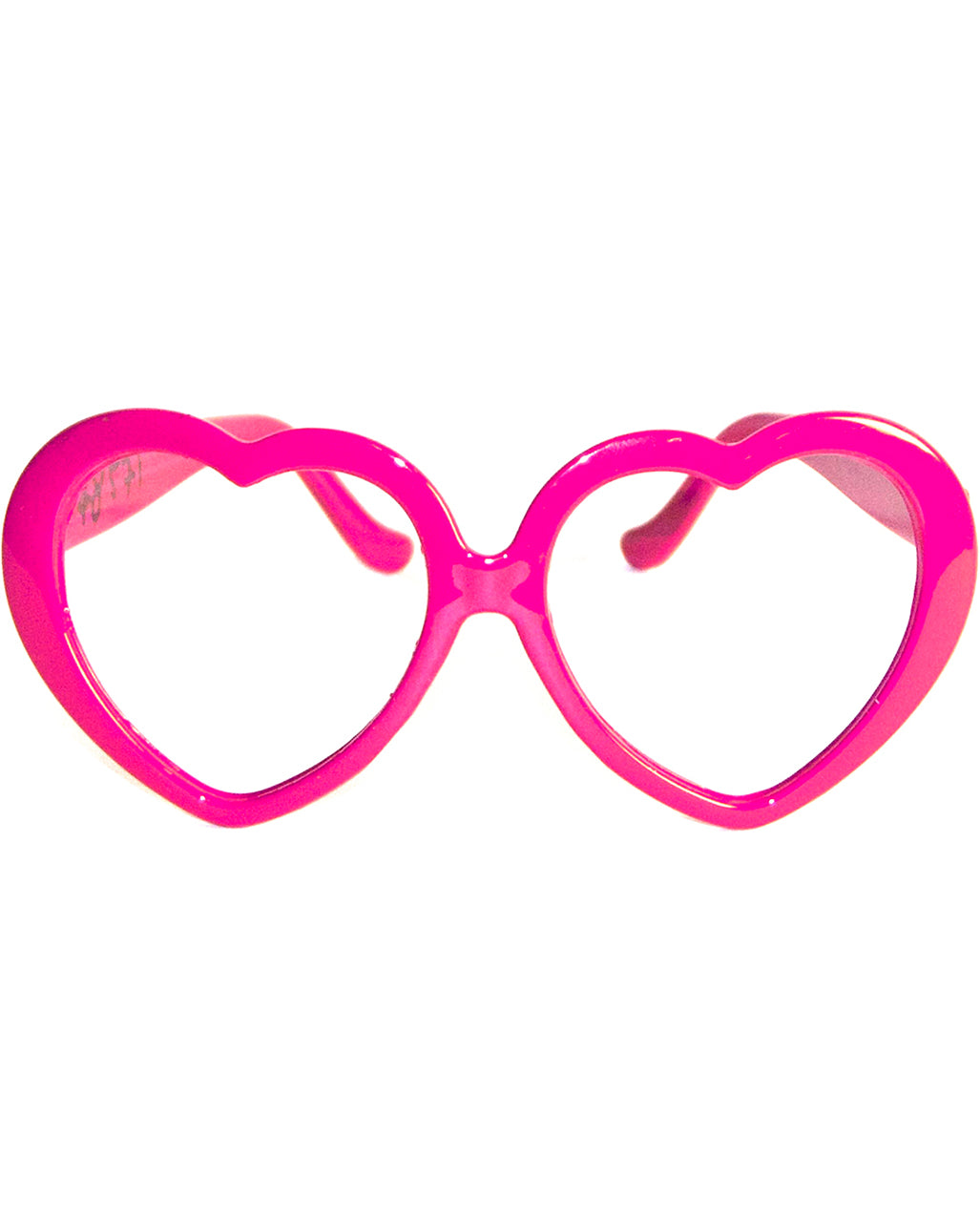 Rosa Herz Brille