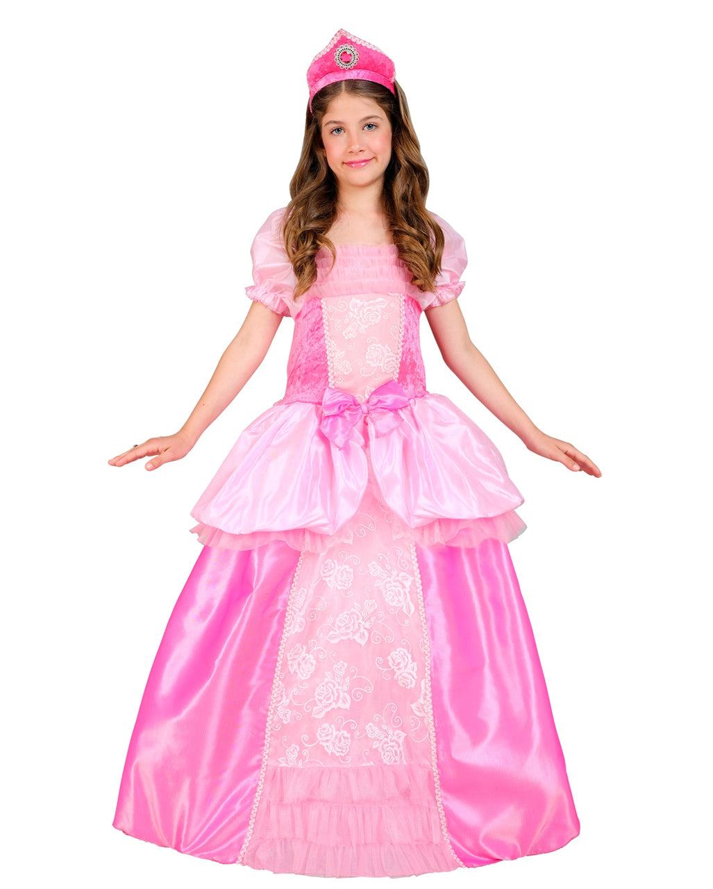 Rosa Märchenprinzessin Kinderkostüm