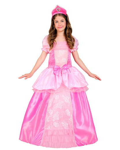 Rosa Märchenprinzessin Kinderkostüm