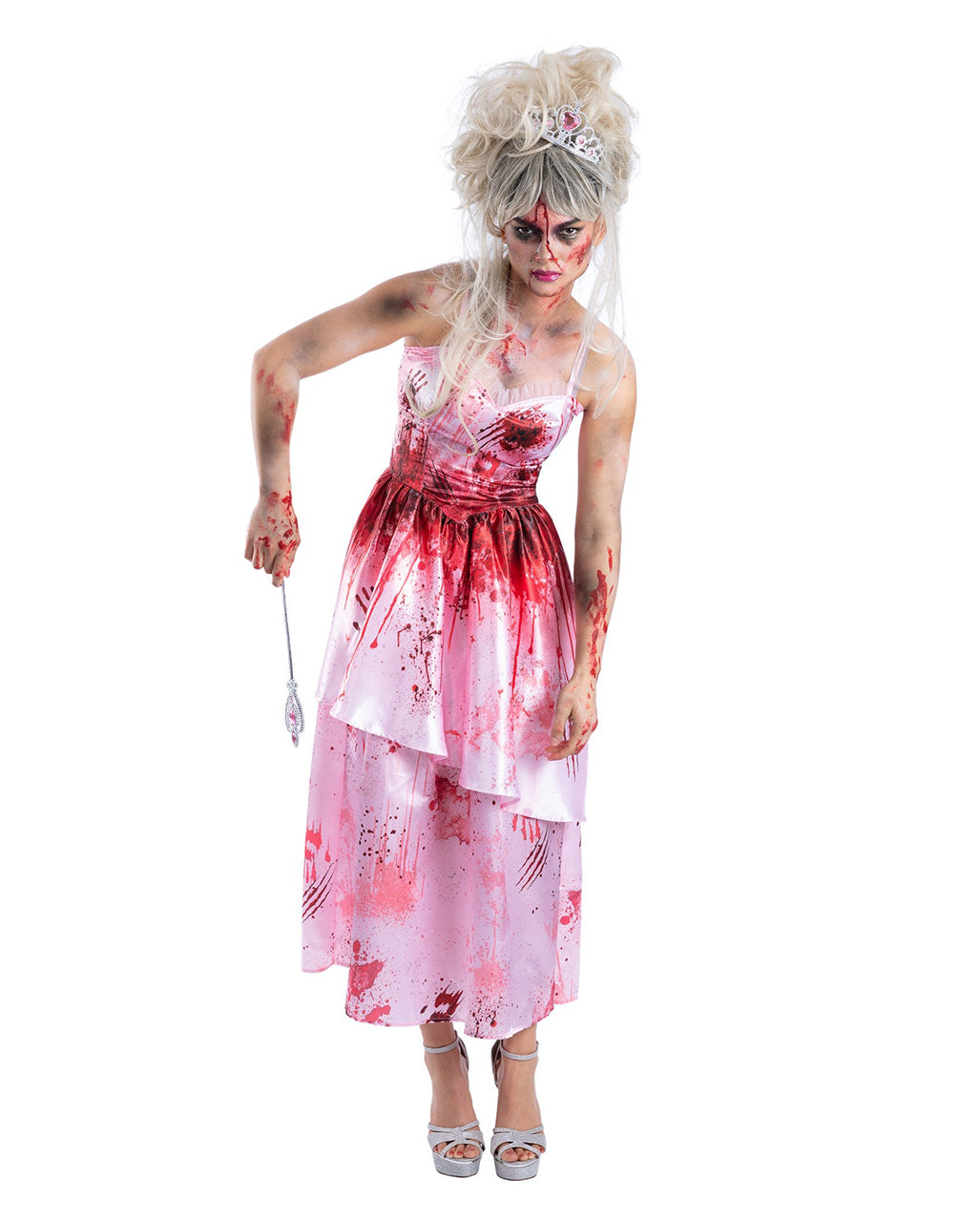 Pink Zombie Princess Women Costume