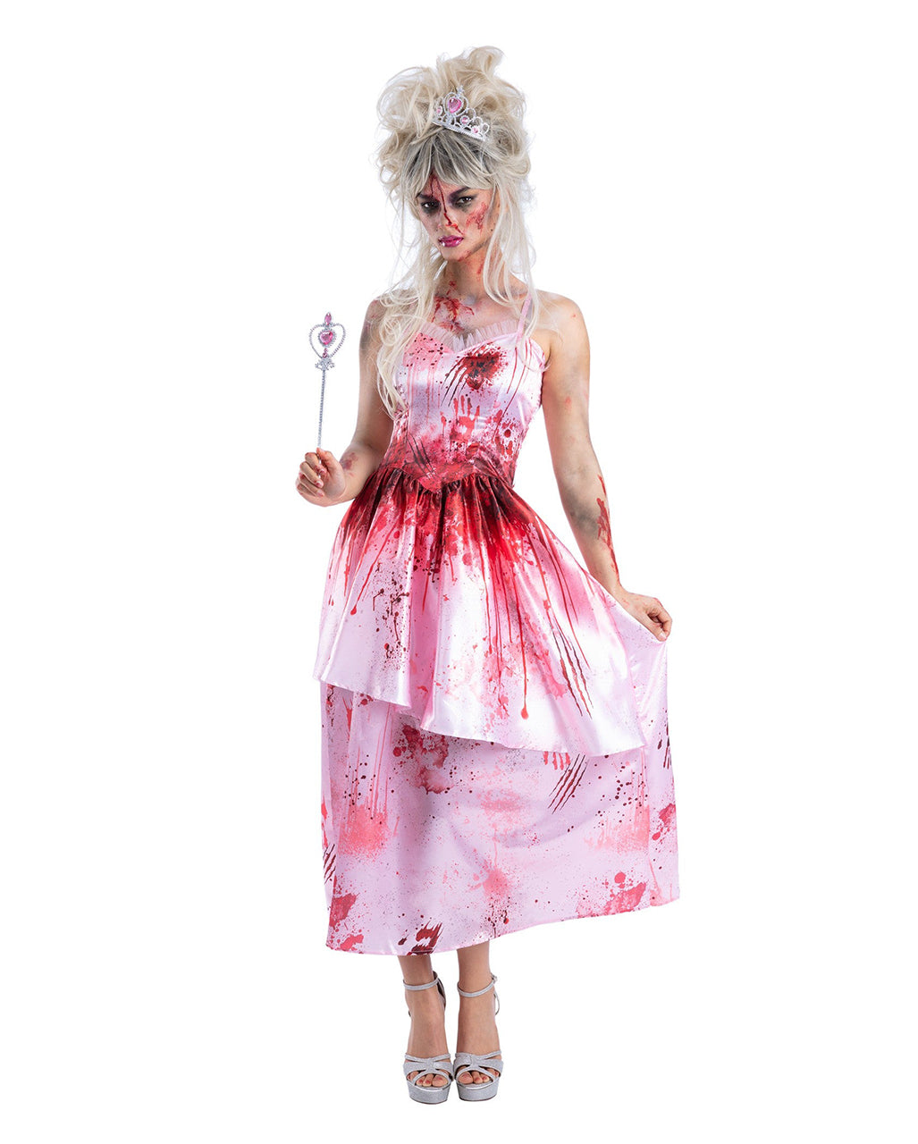 Pink Zombie Princess Women Costume