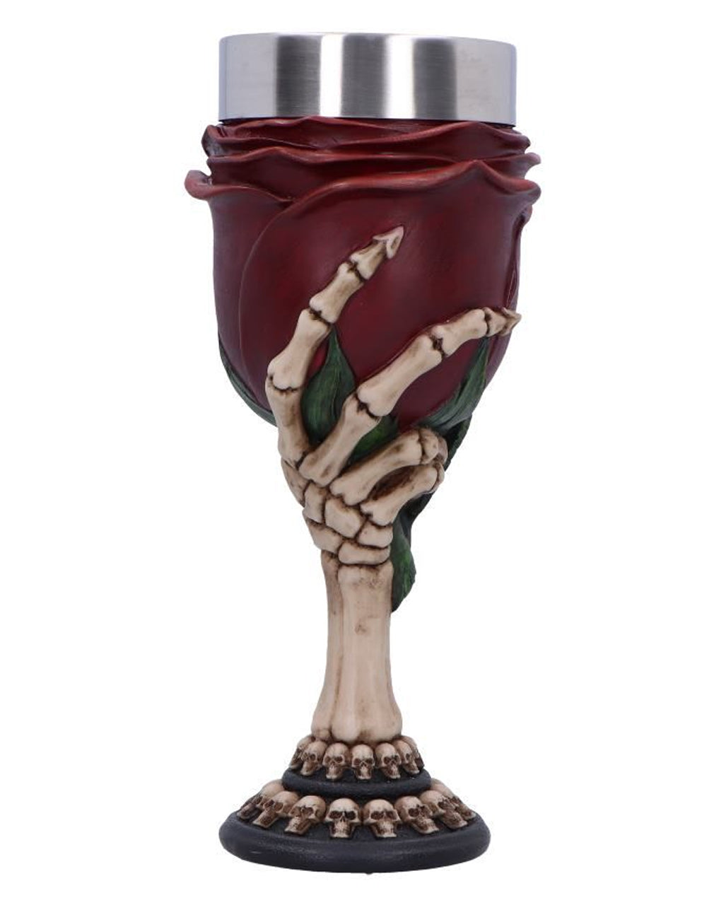 Skeletthand Kelch Rose to the Occasion 20cm