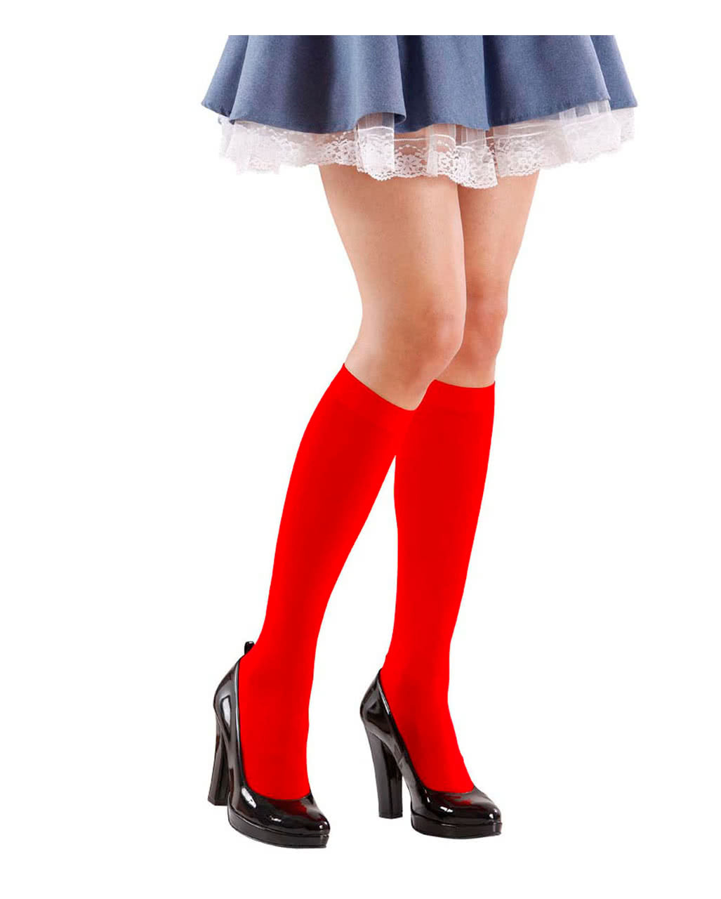 Kniestrümpfe Unisex rot