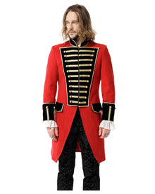 Rote Militär Jacke mit Goldborte
