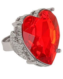 Roter "Edelstein-Herzring"