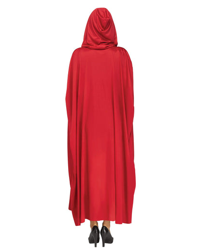 Roter Umhang mit Kapuze Unisex
