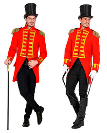 Rote Uniformjacke mit Schulterklappen