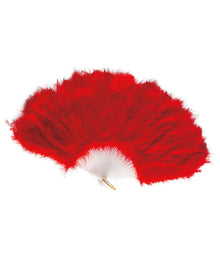 Red Feather Fan