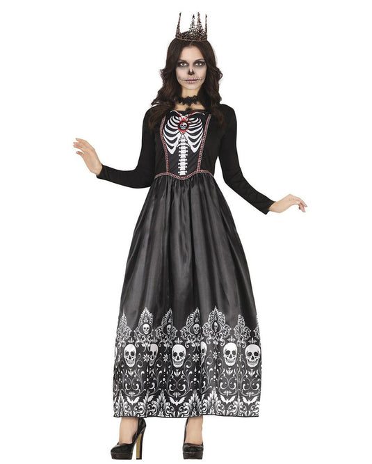 Royal Skeleton Princess Damenkostüm