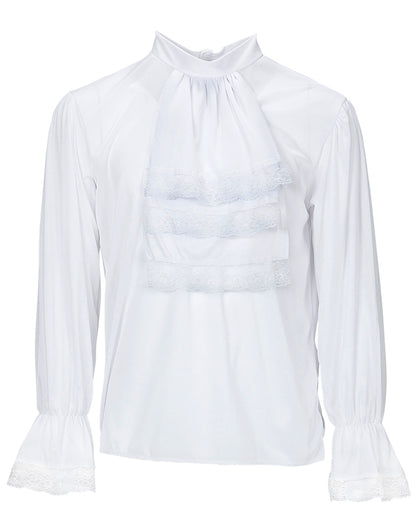 Rüschenhemd mit Jabot XL
