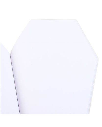 Coffin Notebook With White Pages