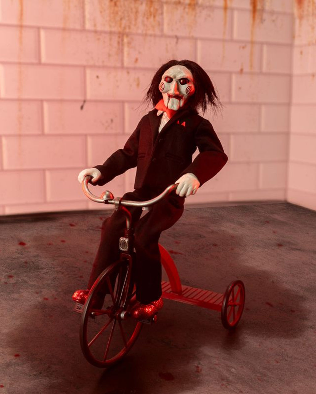 Saw Actionfigur Billy the Puppet mit Dreirad 18cm