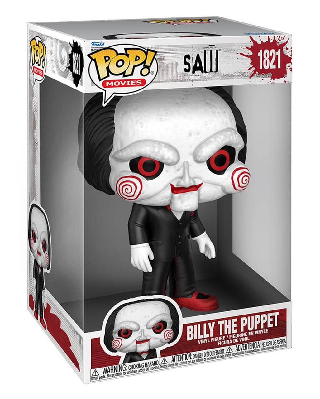 Saw Billy the Puppet Super Size Jumbo Funko POP! Figur 25cm