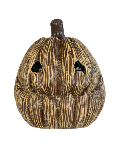 Scary Aged Halloween Pumpkin 10cm