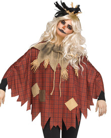 Böse Vogelscheuche Poncho One Size