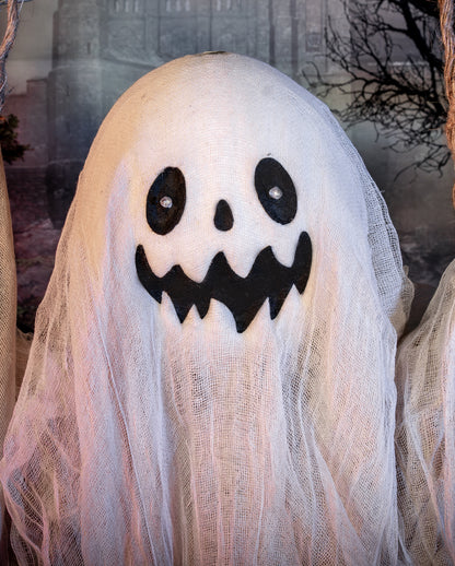 Spooky Fetzengeist auf Schaukel Halloween Animatronic 120cm