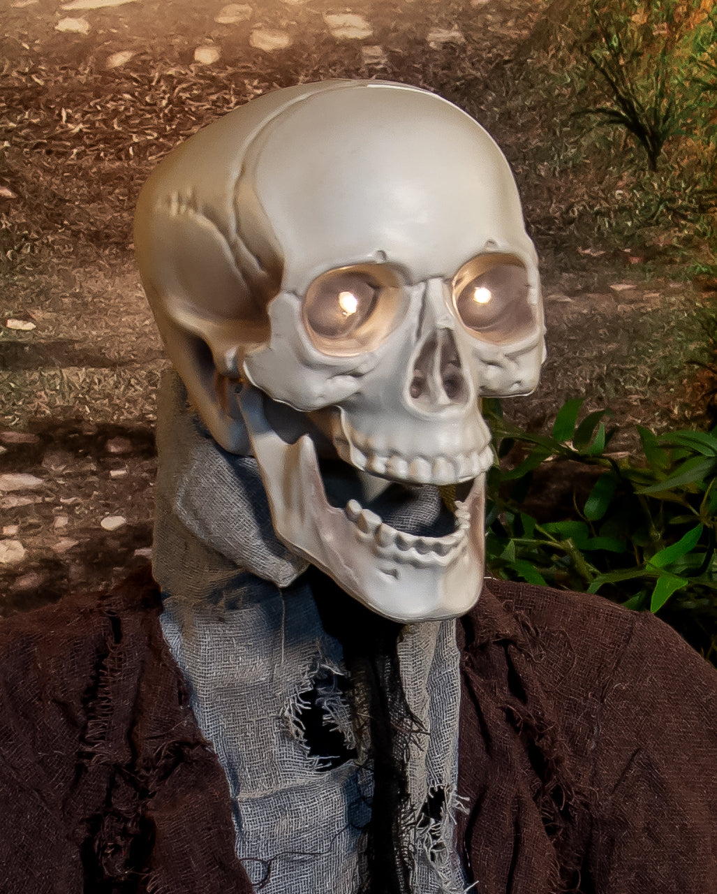 Unheimliches Friedhofs Phantom als Animatronic 70cm