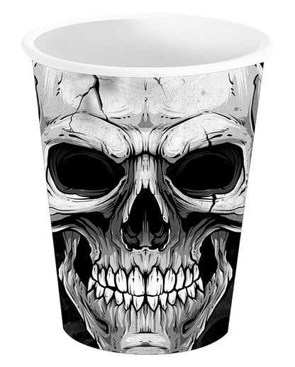 Scary Skull Paper Cups 6 Pcs.
