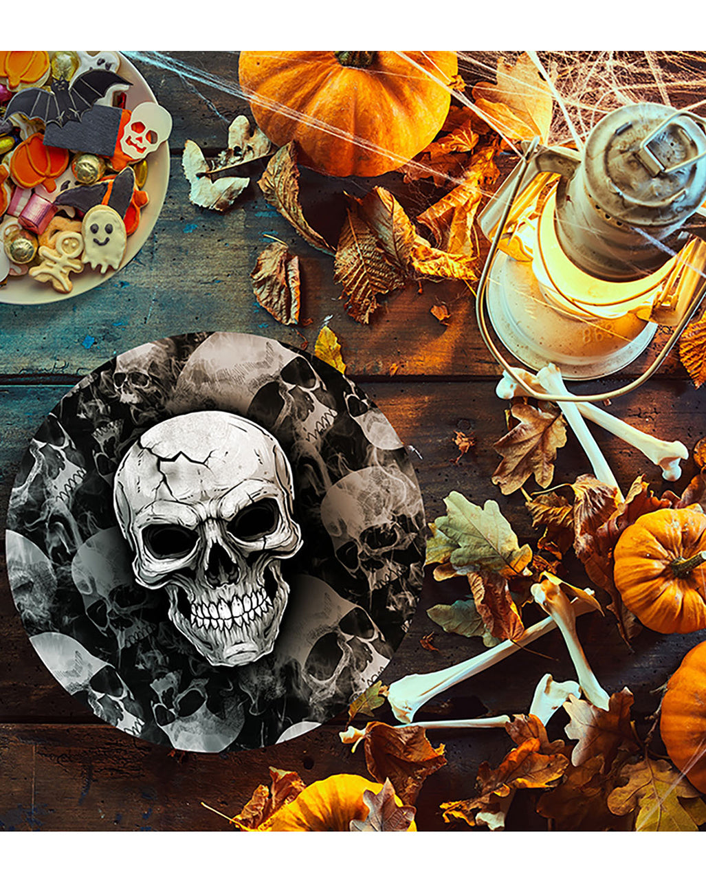 Gruselige Totenkopf Schüssel 32cm