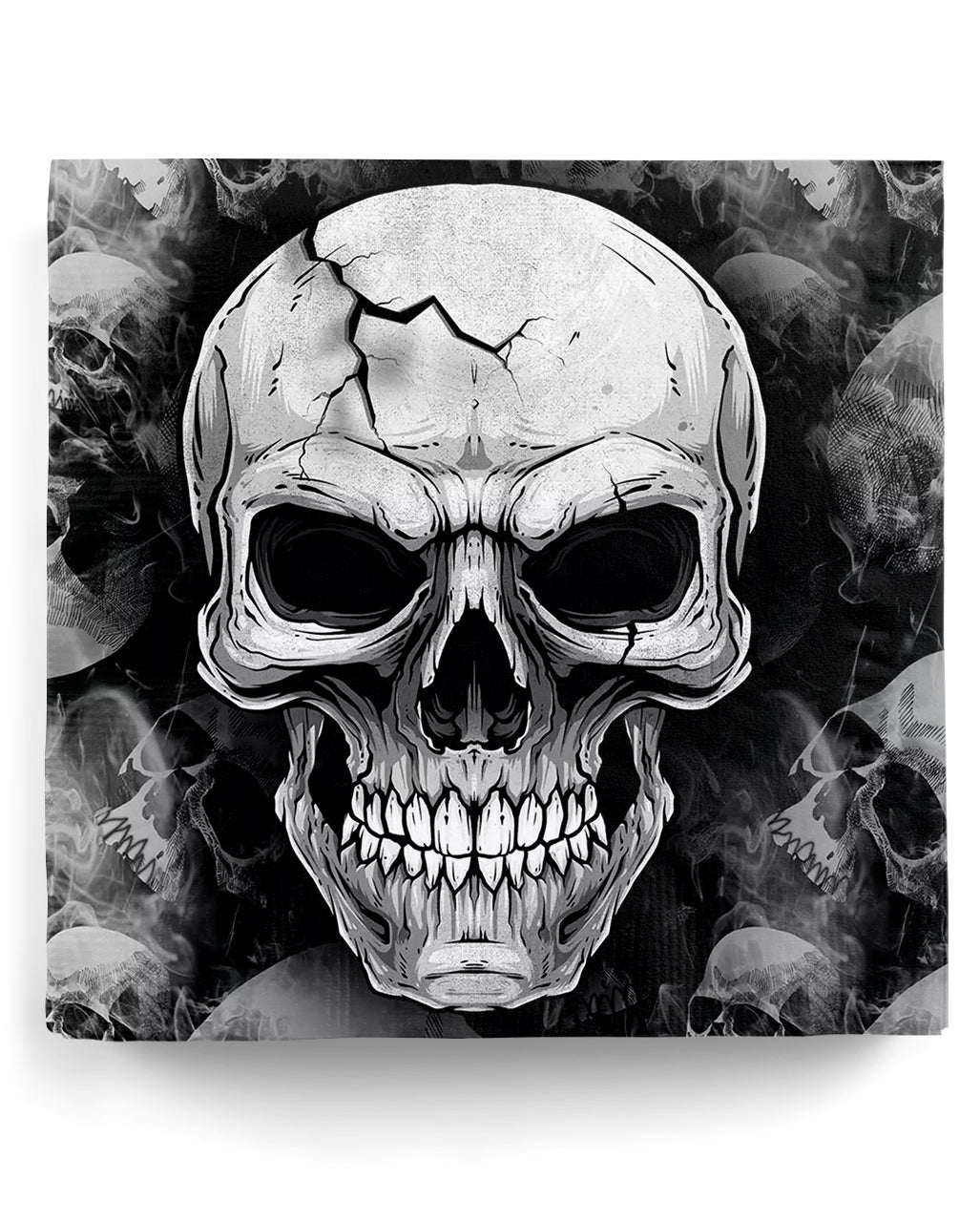 Gruselige Totenkopf Servietten 12 St.