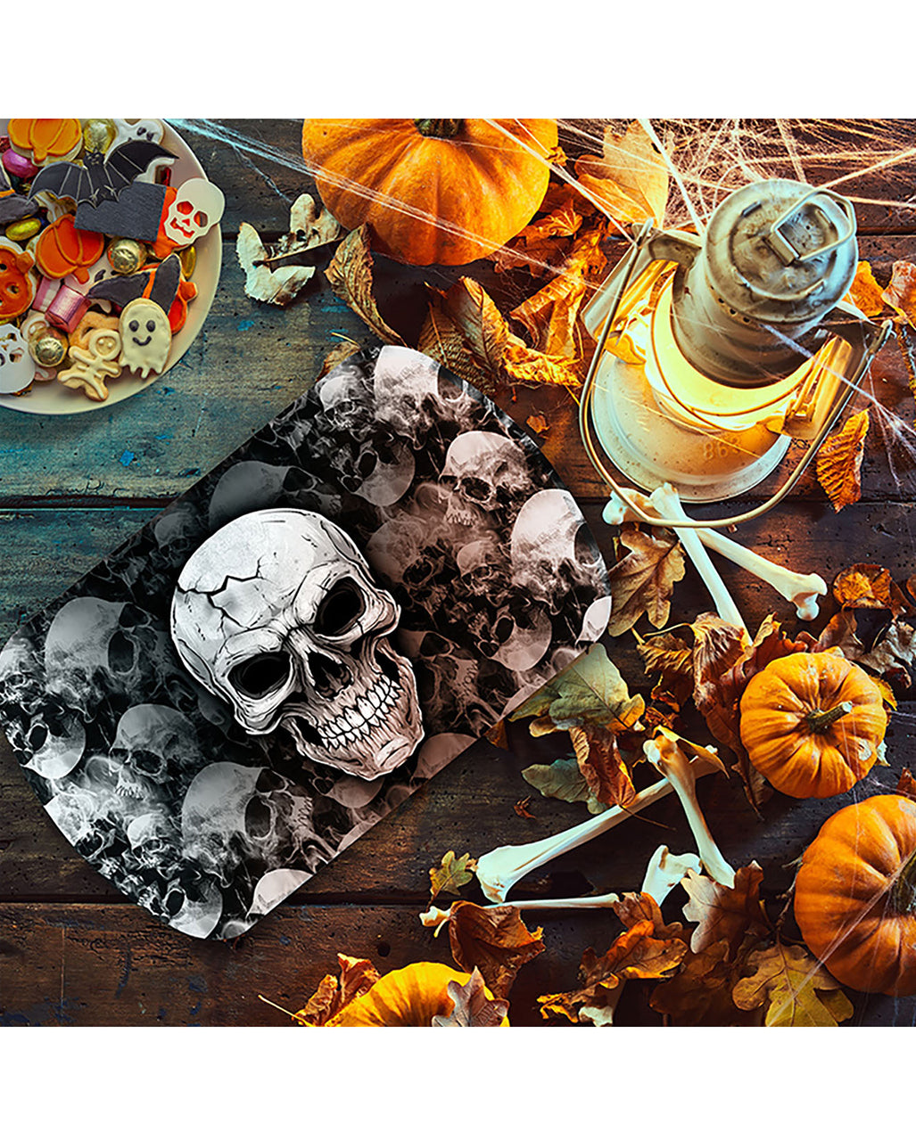 Scary Skull Tablett 39cm