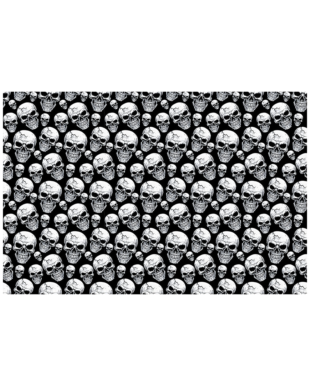 Gruselige Totenkopf Tischdecke 137x274cm