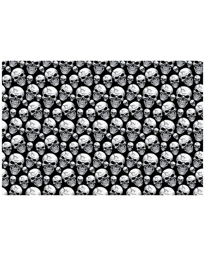 Gruselige Totenkopf Tischdecke 137x274cm
