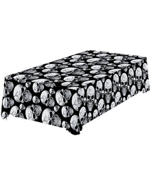 Gruselige Totenkopf Tischdecke 137x274cm