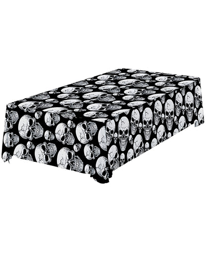 Gruselige Totenkopf Tischdecke 137x274cm