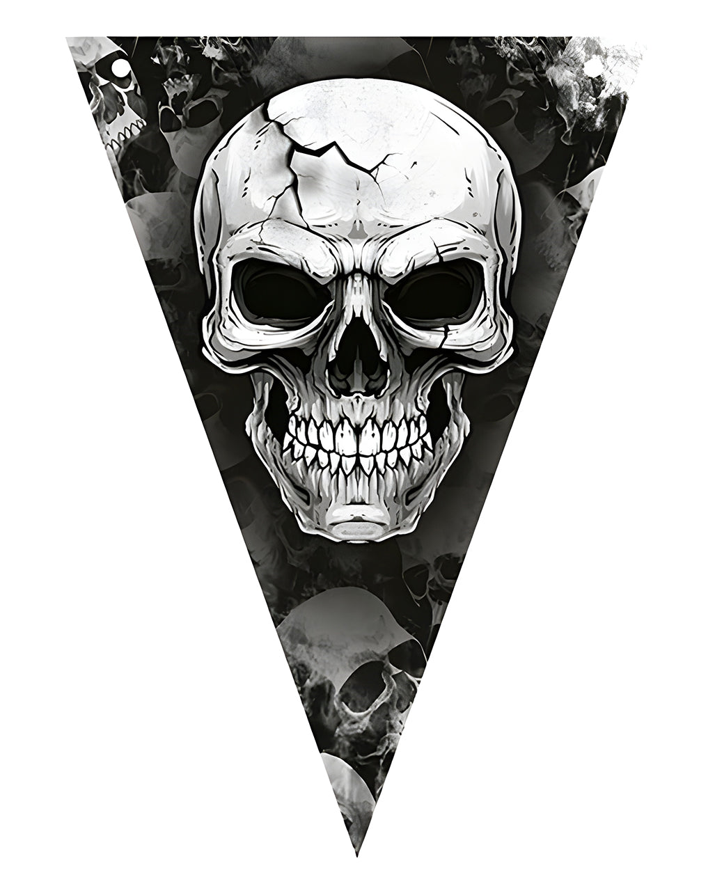 Scary Skull Wimpel Girlande 300cm