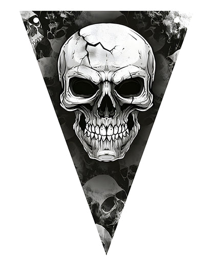 Scary Skull Wimpel Girlande 300cm