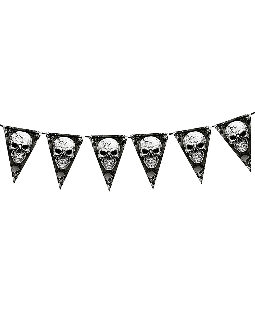 Scary Skull Wimpel Girlande 300cm