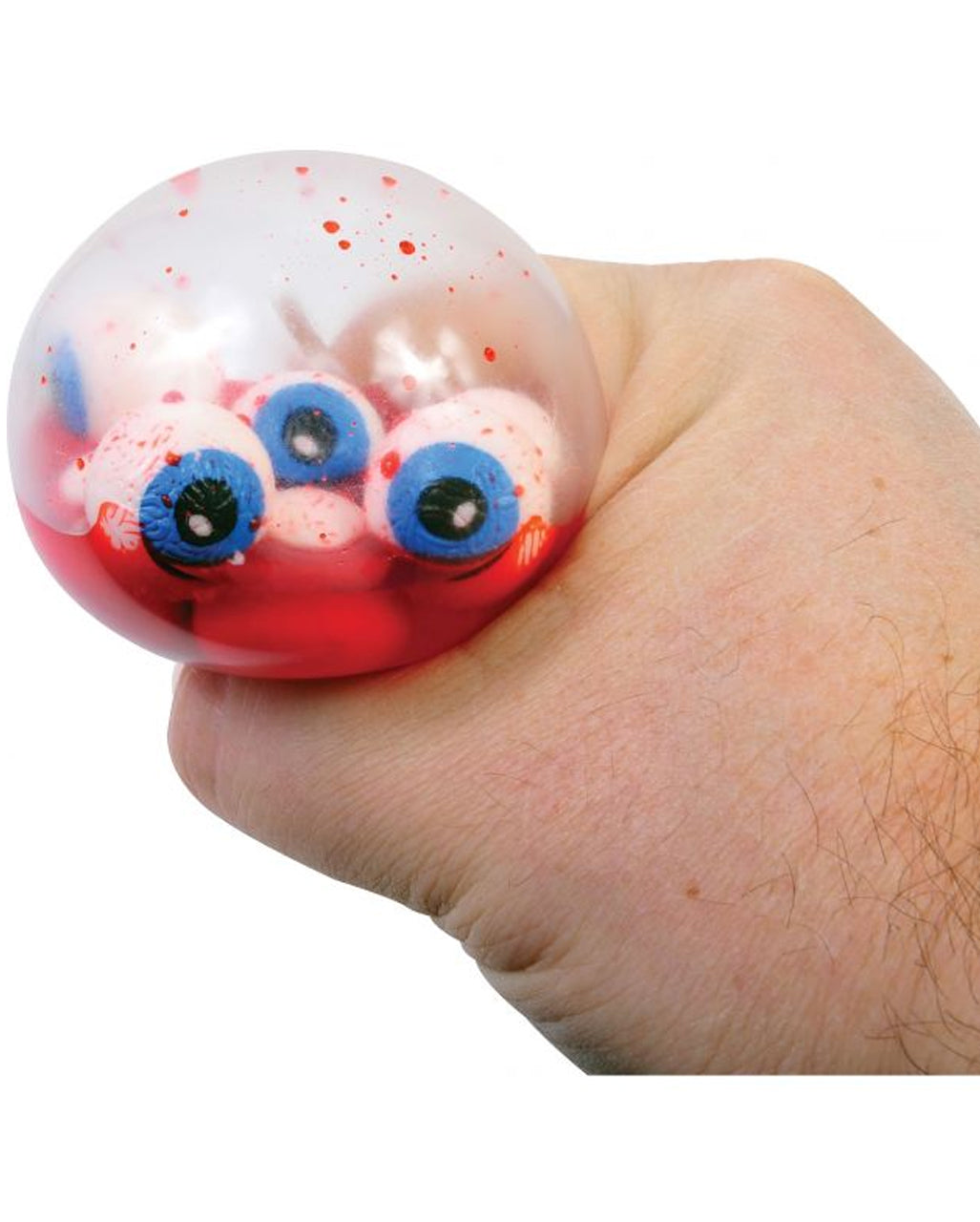 Gruseliger Squeezie Quetschball mit Blut & Augen