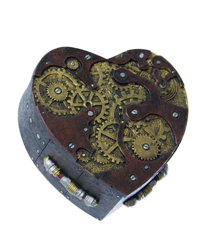Steampunk Schmuckkästchen Herz