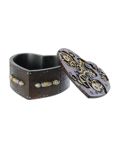 Steampunk Schmuckkästchen Herz