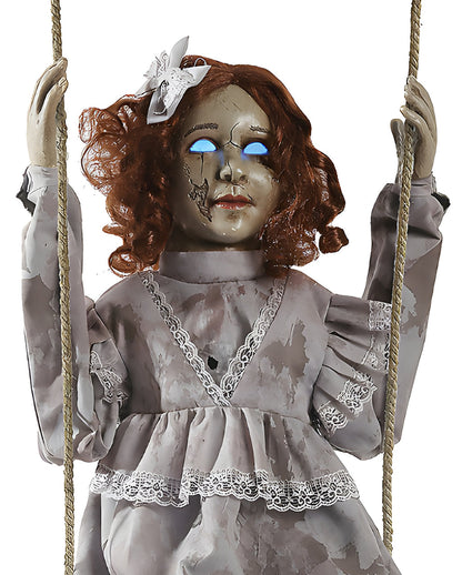 Schaukelnde Scary Doll Animatronic
