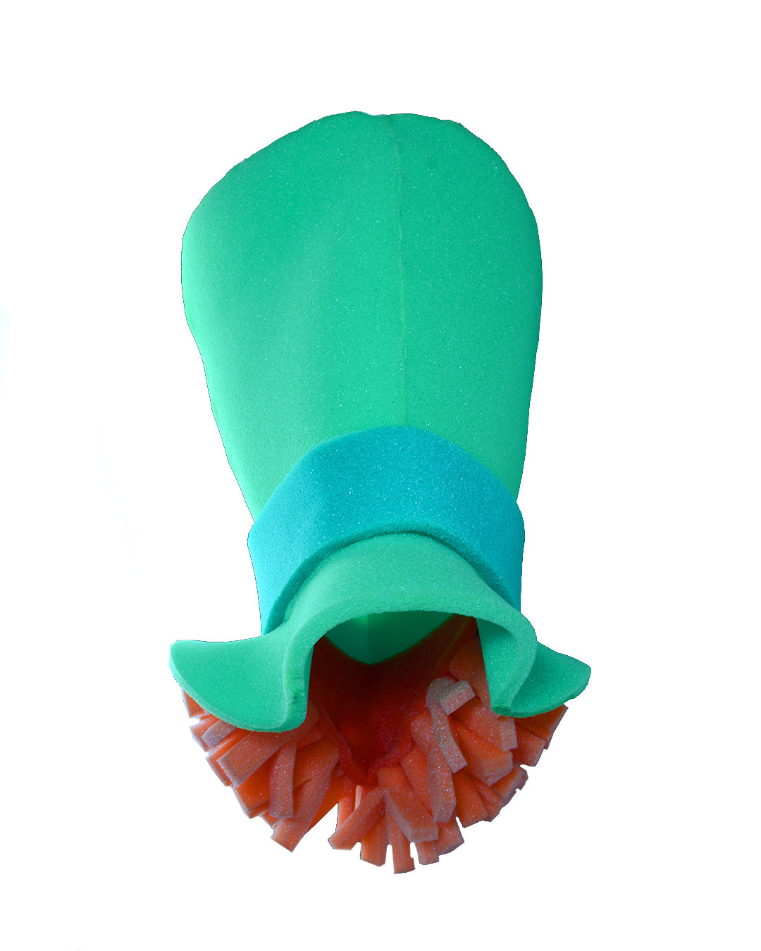Green Goblin Foam Hat With Red Hair
