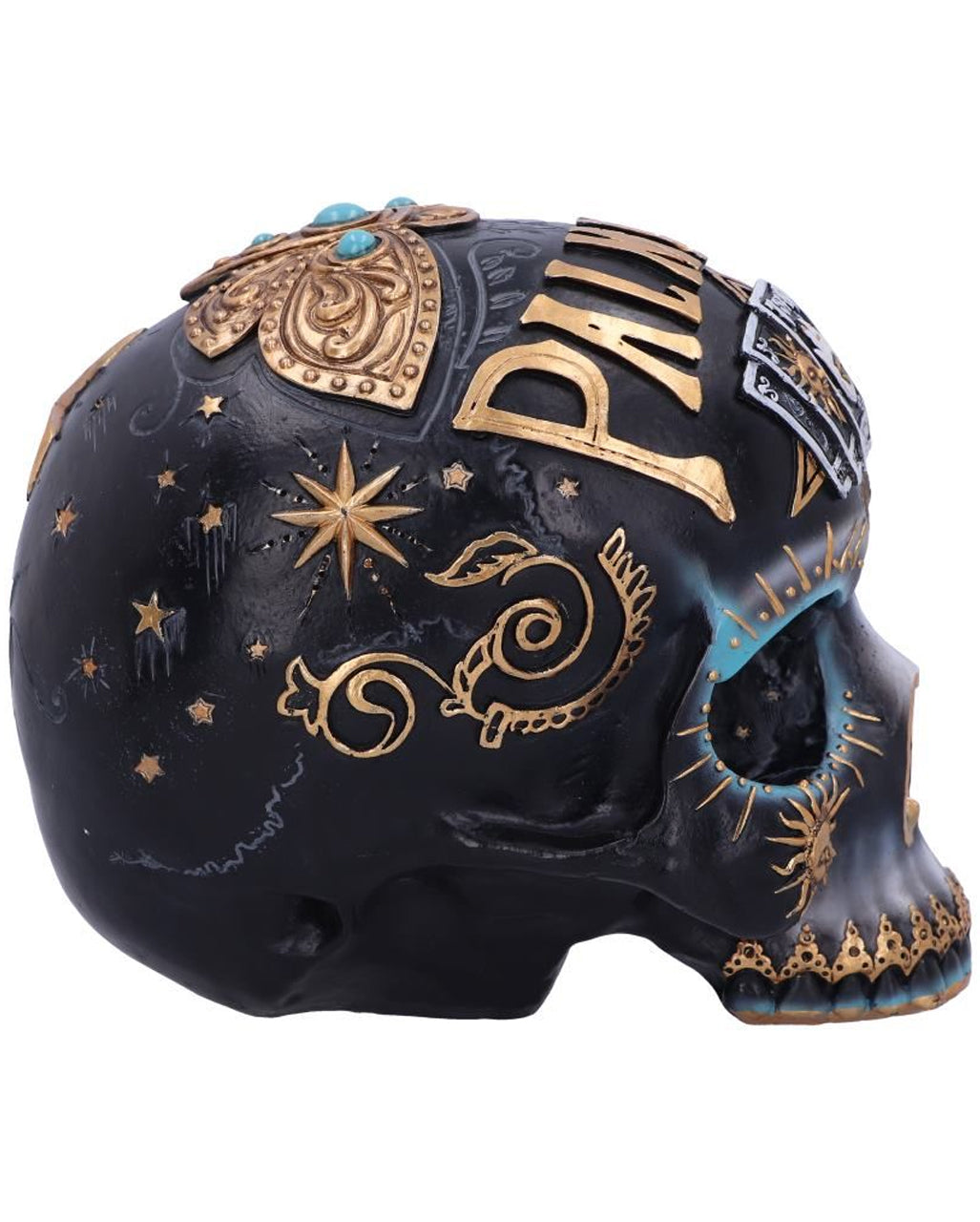 Handlese des Schicksals Gothic Schädel 18cm