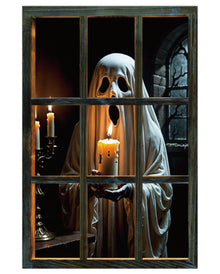 Spooky Geist Halloween Fake Fenster Deko 80x120cm