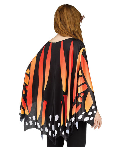 Schmetterlings Flügel Poncho Rot