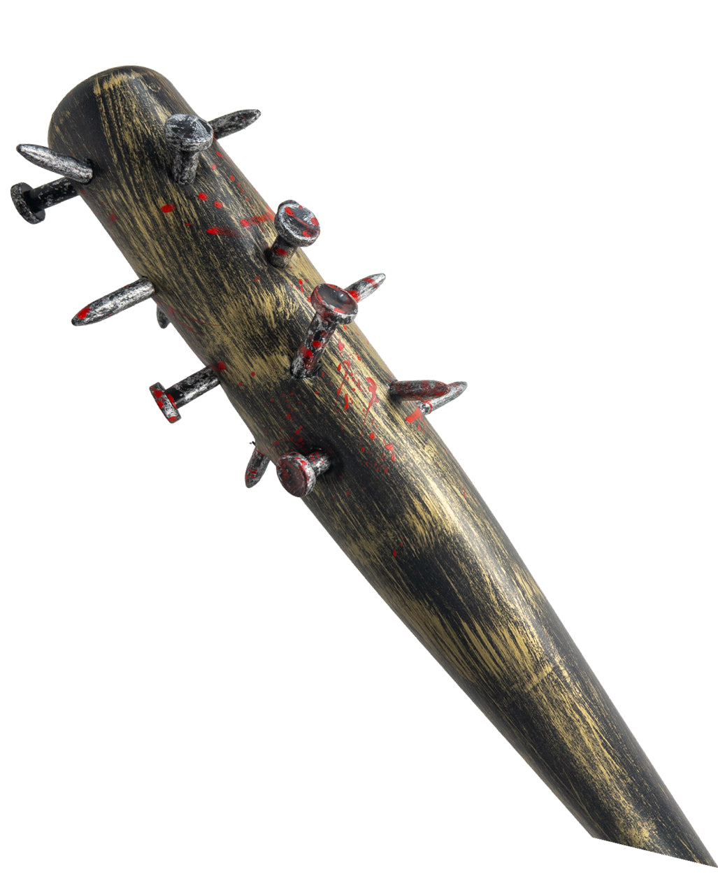 Schmutziger Baseballschläger mit Nägeln 73cm
